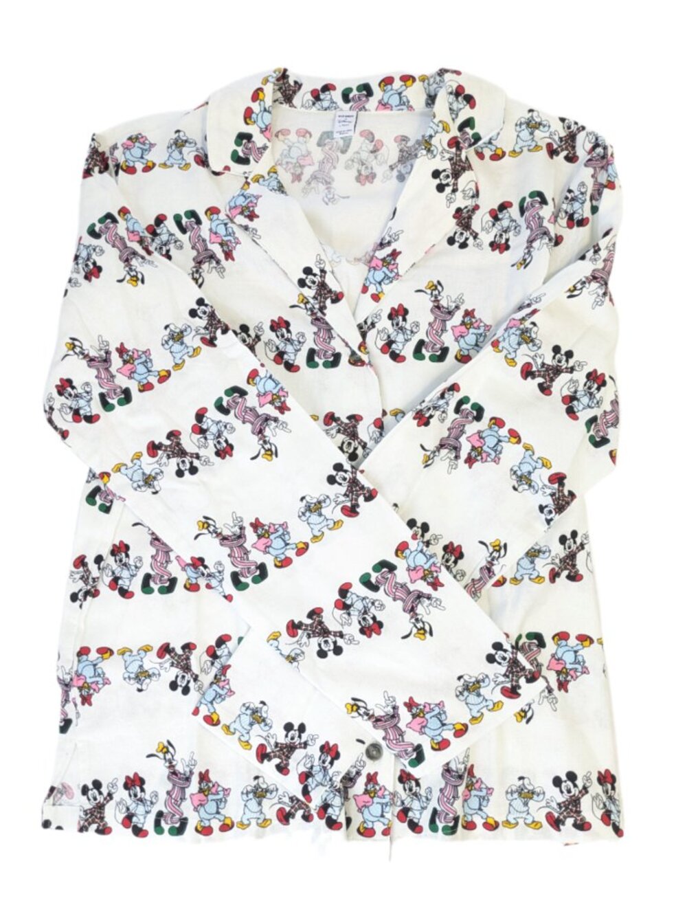 Old Navy Disney Pajama Top - Women's Large Tall/Long - Button Up Long Sleeve